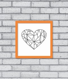 Quadro Coração Frame - Pendurama Quadros e Artigos de Decoração