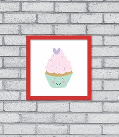 Quadro Cupcake - comprar online