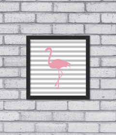 Quadro Flamingo na internet