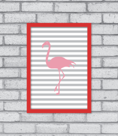 Quadro Flamingo - Pendurama Quadros e Artigos de Decoração