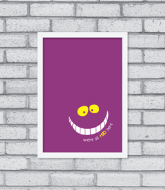 Quadro Gato de Cheshire - comprar online