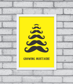 Quadro Growing Mustache - comprar online