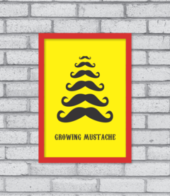 Quadro Growing Mustache - loja online