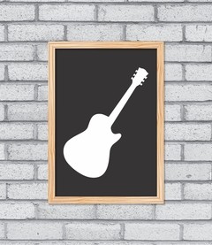 Quadro Guitarra - Pendurama Quadros e Artigos de Decoração