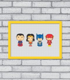 Quadro Cute Liga da Justiça