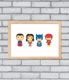 Quadro Cute Liga da Justiça - loja online