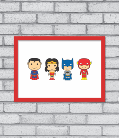 Quadro Cute Liga da Justiça - comprar online