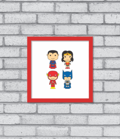 Quadro Cute Liga da Justiça