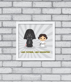 Quadro Like Father, Like Daughter - comprar online