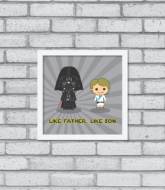 Quadro Like Father, Like Son - comprar online