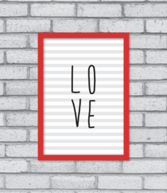 Quadro Love - comprar online