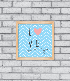 Quadro Love U - comprar online