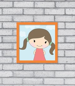 Quadro Menininha - Pendurama Quadros e Artigos de Decoração