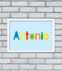 Quadro Nome Color (menino) - comprar online