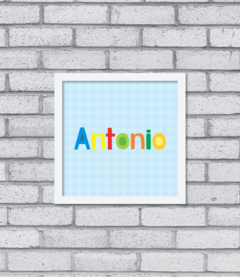 Quadro Nome Color (menino) - comprar online