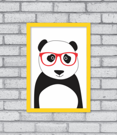 Imagem do Quadro Hipster Panda