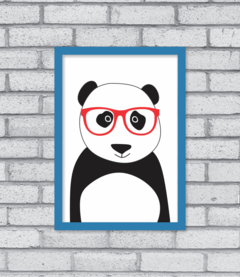 Quadro Hipster Panda