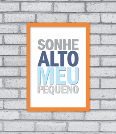 Quadro Sonhe Alto (menino) - loja online