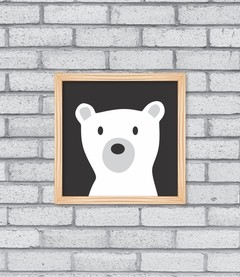 Quadro Teddy White - comprar online