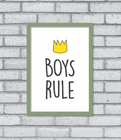Quadro Boys Rule na internet