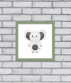 Quadro Elefante Aqua na internet