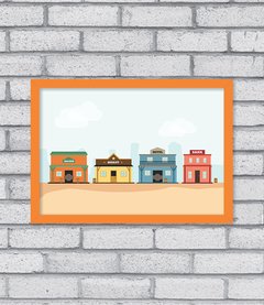 Quadro Vilarejo - Pendurama Quadros e Artigos de Decoração