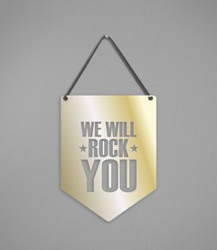 Plaquinha Rock You em Acrílico - comprar online
