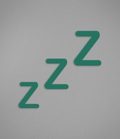 Letrinhas "zzZ" - loja online