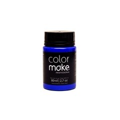 Tinta Profissional color make 80 ml Azul - maquiagem artística - pintura corporal 