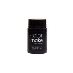 Tinta Profissional color make 80 ml preta - maquiagem artística - pintura corporal 