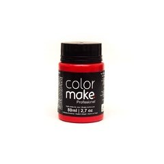Tinta Profissional color make 80 ml vermelha - maquiagem artística - pintura corporal 