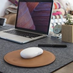 Mouse Pad Circular Marrón - comprar online