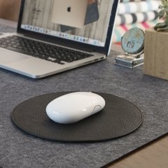 Mouse Pad Circular Negro - comprar online