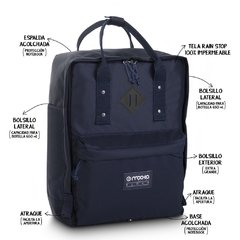 Imagen de Mochila Mooka Block 13" Azul