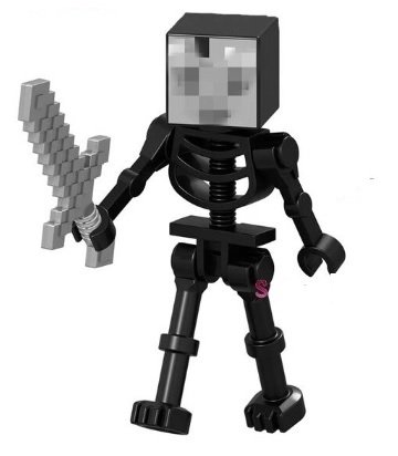 Lego minifigura WITHER ESQUELETON MC681G