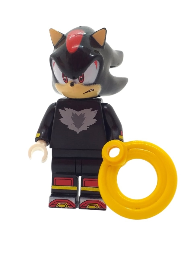 Shadow Sonic Filme Game Blocos Boneco