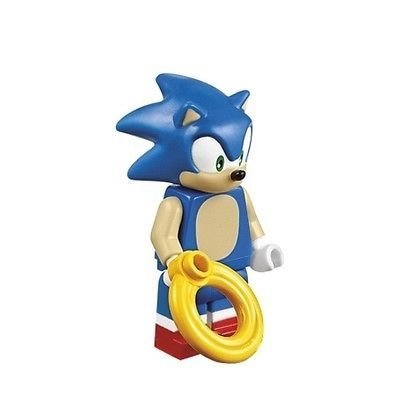 Boneco Mini Figura de Ação Compatível com LEGO Turma Sonic