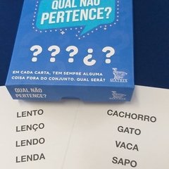 Qual não pertence? - comprar online