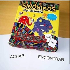 Sinônimos - Jogo Da Memória - comprar online