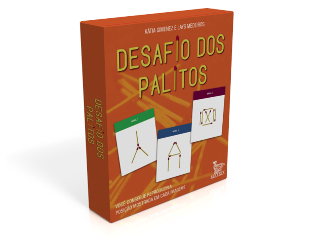 Desafio com palitos 1 + 4 = 0 