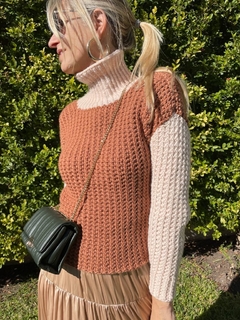 Sweater SISTERHOOD_patrón para tejer en plano