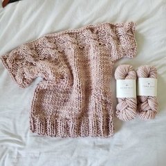 Imagen de Sweet Camellia Sweater_Patrón para tejer + Videos Guía