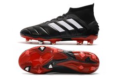 Chuteira Adidas Predator Mania 19.1 Preto e Branco Campo Profissional - loja online