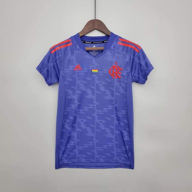 Camisa Flamengo Feminina Pride Blue 21/22 - Sport Shoe