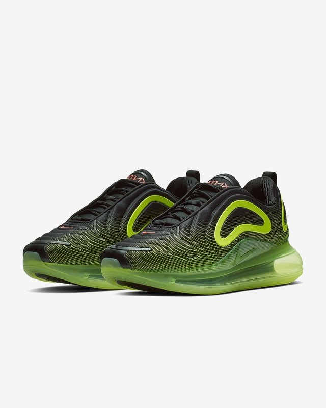 TÊNIS NIKE AIR MAX 720 Preto Verde - Sport Shoe