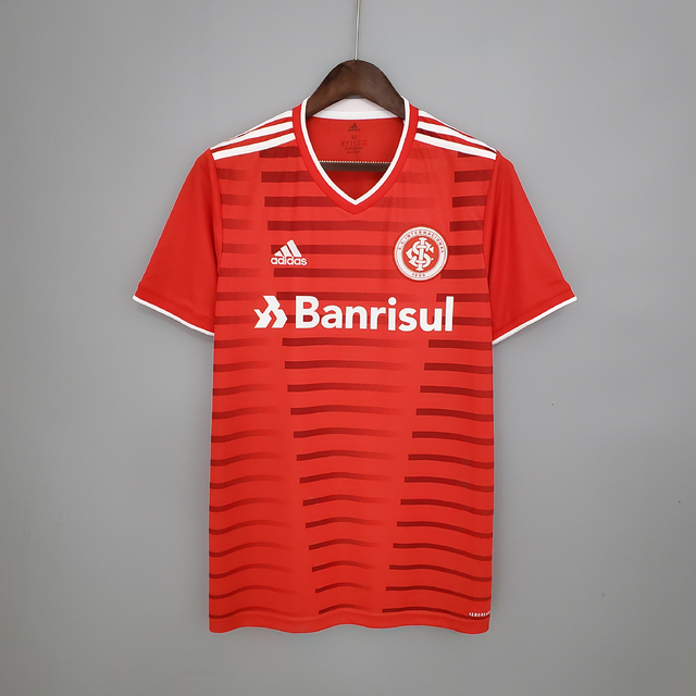 Camisa Internacional I 21 22 s n Torcedor Adidas Masculina Vermelho
