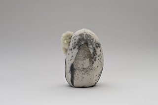 Agustina Garrigou. Raku Potatoide N4, 12cm diam. 16 cm alto