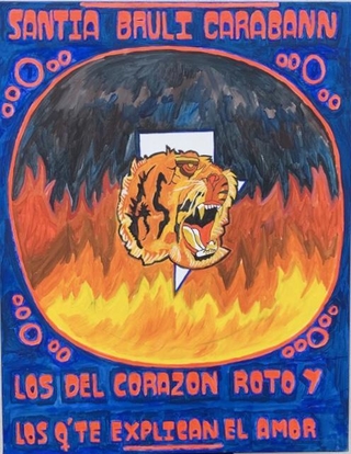 Amador Rojas. Tigre Caraban, 80 x 70 cm