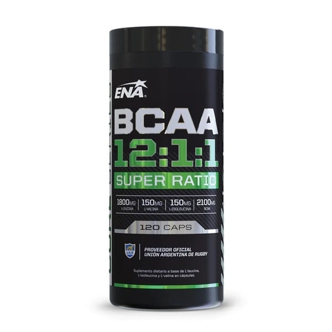 Bcaa 12:1:1 Super Ratio 120 Caps - Ena Sport