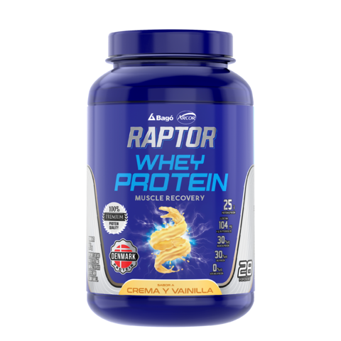 WHEY PROTEIN PREMIUM X 988 GRS MUSCLE RECOVERY - RAPTOR